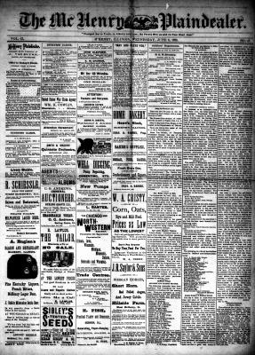 McHenry Plaindealer (McHenry, IL), 6 Jun 1888