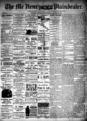 McHenry Plaindealer (McHenry, IL), 15 Aug 1888