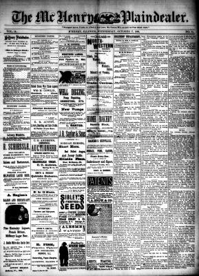 McHenry Plaindealer (McHenry, IL), 17 Oct 1888