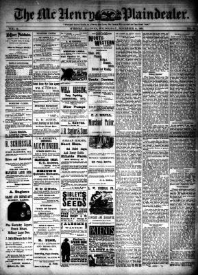 McHenry Plaindealer (McHenry, IL), 14 Nov 1888