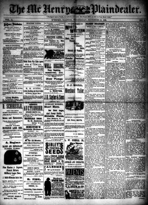 McHenry Plaindealer (McHenry, IL), 21 Nov 1888