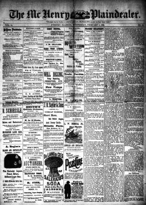 McHenry Plaindealer (McHenry, IL), 6 Feb 1889