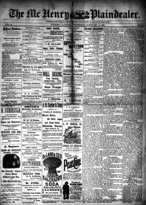 McHenry Plaindealer (McHenry, IL), 13 Feb 1889