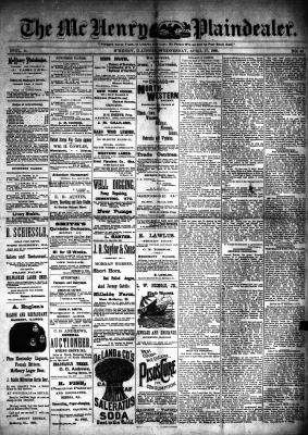 McHenry Plaindealer (McHenry, IL), 17 Apr 1889