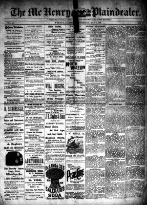 McHenry Plaindealer (McHenry, IL), 8 May 1889