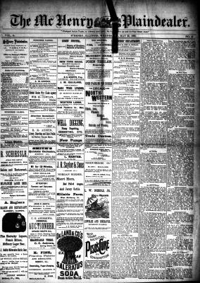 McHenry Plaindealer (McHenry, IL), 22 May 1889