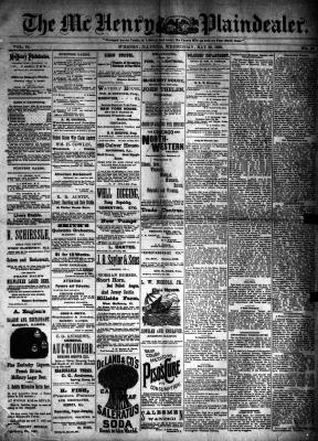 McHenry Plaindealer (McHenry, IL), 29 May 1889