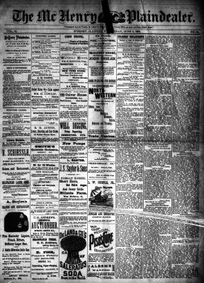 McHenry Plaindealer (McHenry, IL), 5 Jun 1889