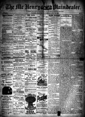 McHenry Plaindealer (McHenry, IL), 10 Jul 1889