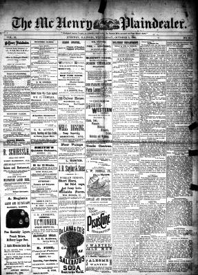 McHenry Plaindealer (McHenry, IL), 2 Oct 1889