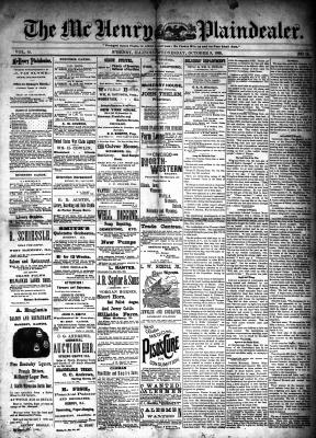 McHenry Plaindealer (McHenry, IL), 9 Oct 1889