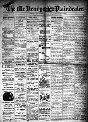 McHenry Plaindealer (McHenry, IL), 6 Nov 1889