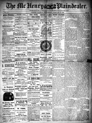 McHenry Plaindealer (McHenry, IL), 19 Feb 1890