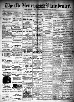 McHenry Plaindealer (McHenry, IL), 23 Apr 1890