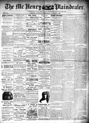 McHenry Plaindealer (McHenry, IL), 27 Aug 1890