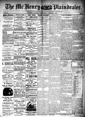 McHenry Plaindealer (McHenry, IL), 1 Oct 1890