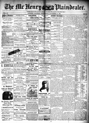 McHenry Plaindealer (McHenry, IL), 12 Nov 1890