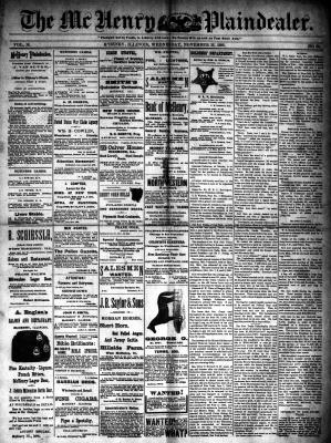 McHenry Plaindealer (McHenry, IL), 26 Nov 1890