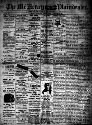 McHenry Plaindealer (McHenry, IL), 3 Dec 1890