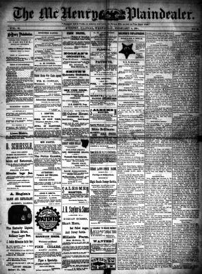 McHenry Plaindealer (McHenry, IL), 4 Feb 1891