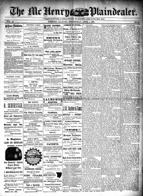 McHenry Plaindealer (McHenry, IL), 1 Apr 1891