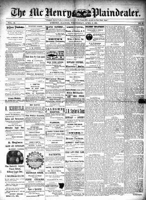 McHenry Plaindealer (McHenry, IL), 8 Apr 1891