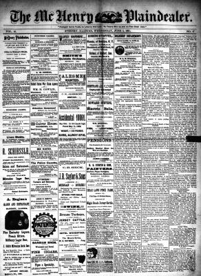 McHenry Plaindealer (McHenry, IL), 3 Jun 1891