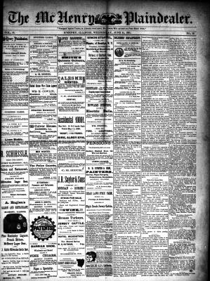 McHenry Plaindealer (McHenry, IL), 24 Jun 1891