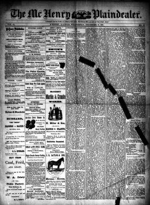 McHenry Plaindealer (McHenry, IL), 16 Dec 1891