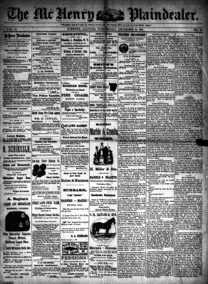 McHenry Plaindealer (McHenry, IL), 23 Dec 1891