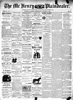 McHenry Plaindealer (McHenry, IL), 13 Jan 1892