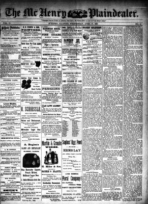 McHenry Plaindealer (McHenry, IL), 27 Apr 1892