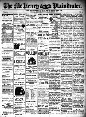 McHenry Plaindealer (McHenry, IL), 22 Jun 1892