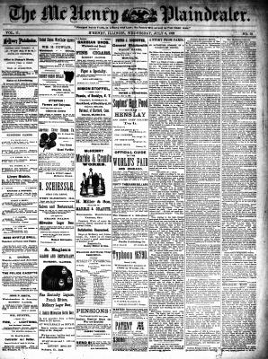 McHenry Plaindealer (McHenry, IL), 6 Jul 1892