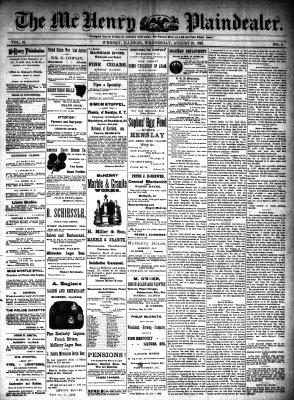 McHenry Plaindealer (McHenry, IL), 10 Aug 1892