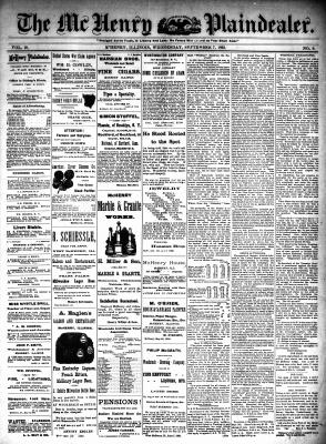 McHenry Plaindealer (McHenry, IL), 7 Sep 1892