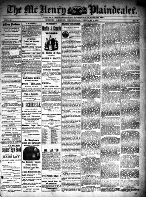 McHenry Plaindealer (McHenry, IL), 1 Feb 1893