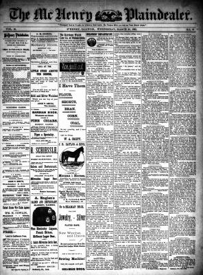 McHenry Plaindealer (McHenry, IL), 22 Mar 1893