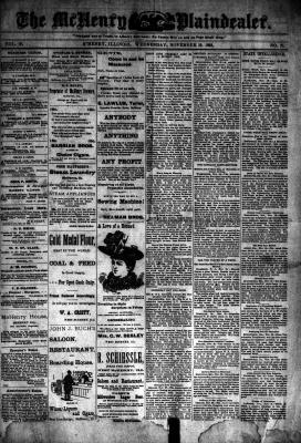 McHenry Plaindealer (McHenry, IL), 29 Nov 1893