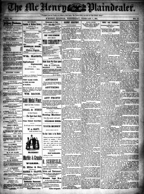 McHenry Plaindealer (McHenry, IL), 7 Feb 1894