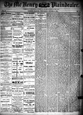 McHenry Plaindealer (McHenry, IL), 10 Oct 1894