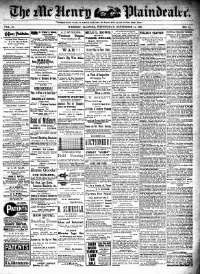 McHenry Plaindealer (McHenry, IL), 14 Sep 1898