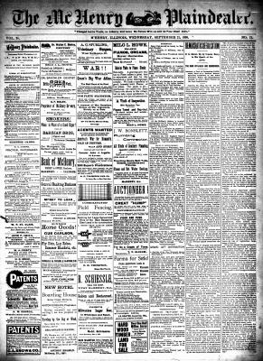 McHenry Plaindealer (McHenry, IL), 21 Sep 1898