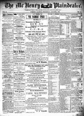 McHenry Plaindealer (McHenry, IL), 5 Oct 1898