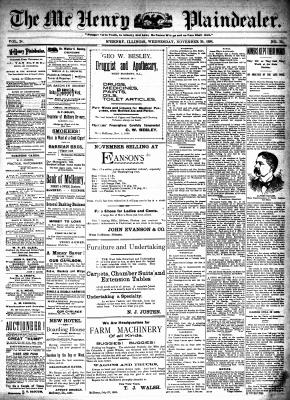 McHenry Plaindealer (McHenry, IL), 30 Nov 1898