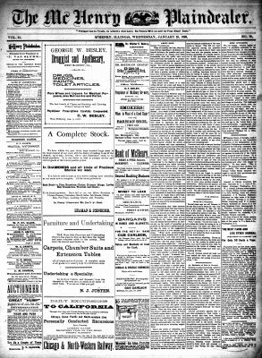 McHenry Plaindealer (McHenry, IL), 25 Jan 1899