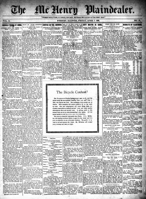 McHenry Plaindealer (McHenry, IL), 7 Apr 1899