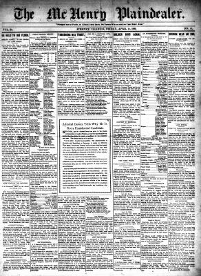 McHenry Plaindealer (McHenry, IL), 14 Apr 1899