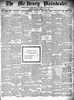 McHenry Plaindealer (McHenry, IL), 12 May 1899