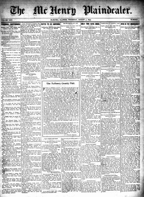 McHenry Plaindealer (McHenry, IL), 3 Aug 1899